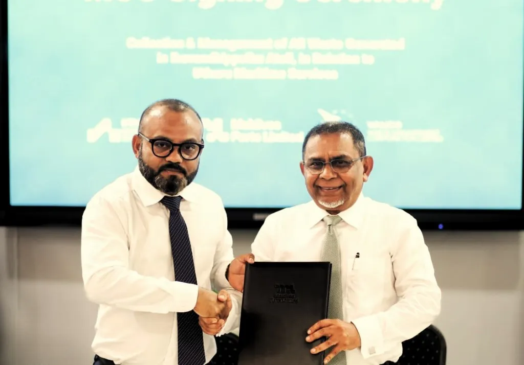 ބަންކަރިން ޚިދުމަތް ހޯދާ ބޯޓުތަކުގެ ކުނި މެނޭޖް ކުރަން ވެމްކޯއަށް ހަވާލުކުރަން އެއްބަސްވުމުގައި ސޮއިކޮށްފި
