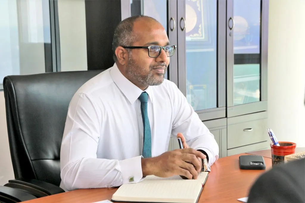 ދާޚިލީ ސަލާމަތާއި ފަންނިއްޔާތާ ބެހޭ ވަޒީރު އަލީ އިހްސާން-- ފޮޓޯ: މިނިސްޓްރީ
