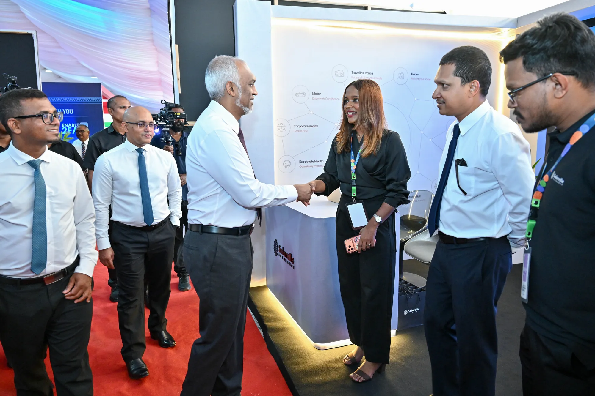 މޯލްޑިވްސް ފައިނޭންޝަލް އެކްސްޕޯ 2026 ހުޅުވުމުގެ ރަސްމިއްޔާތުގެ ތެރެއިން -- ފޮޓޯ: ރައީސް އޮފީސް