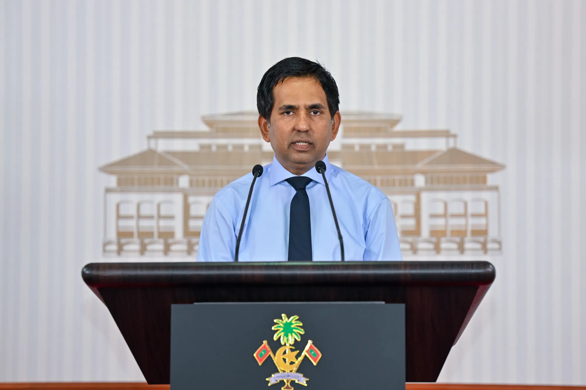 އޮކޮނޮމިކް މިނިސްޓަރު ސައީދު... ފޮޓޯ: ރައީސް އޮފީސް