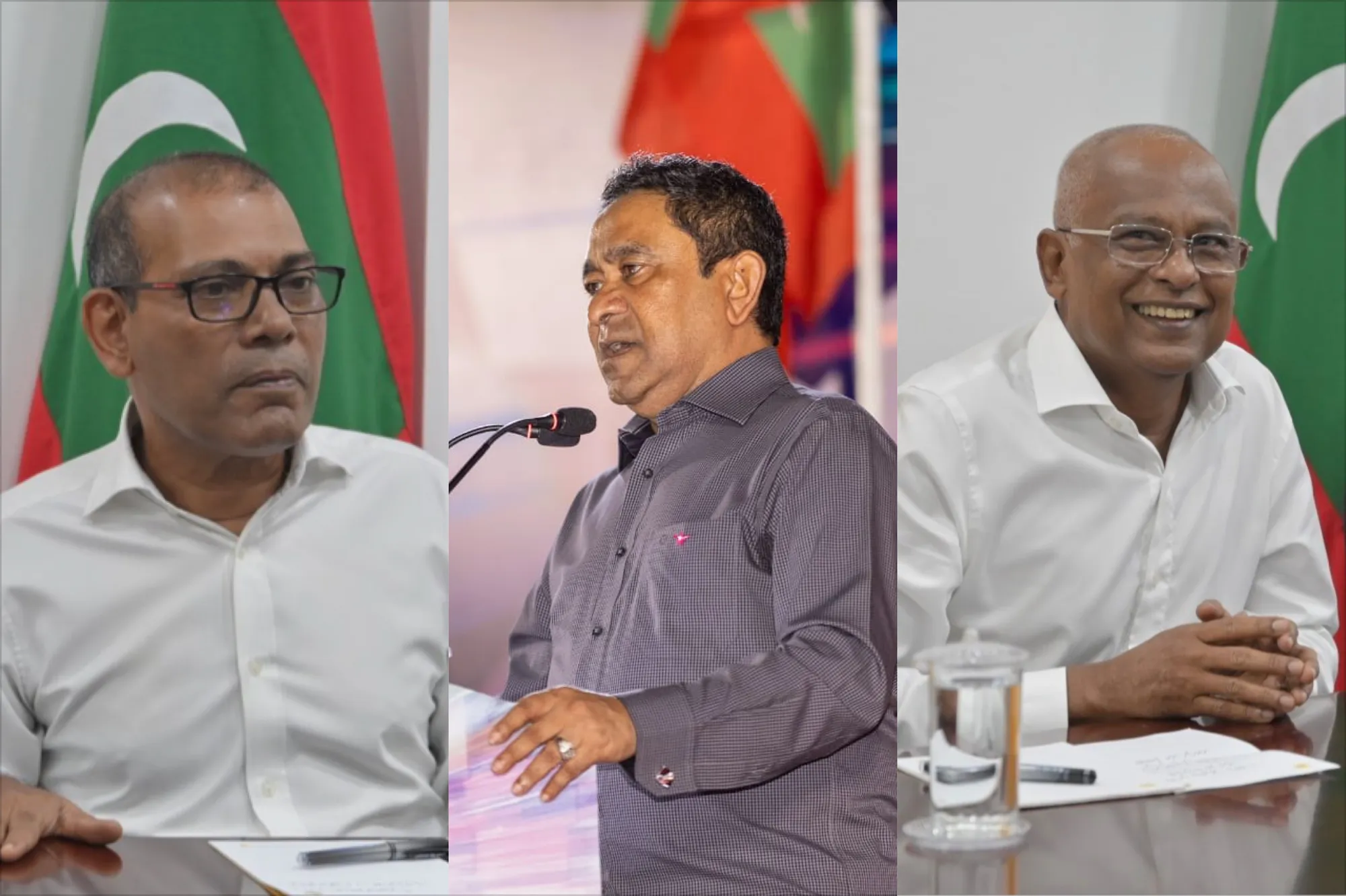 ރައީސް ނަޝީދުއާއި ޔާމީން އަދި ޞާލިޙް