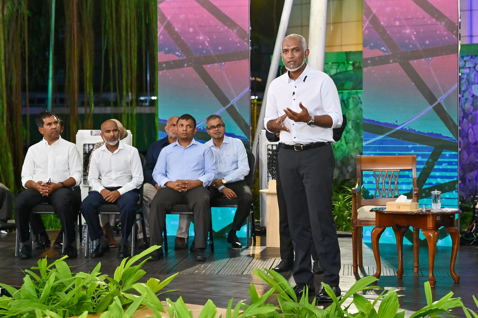 ރައީސް ޑރ.މުހައްމަދު މުއިއްޒު ރޭގެ ޕްރޮގްރާމުގައި ވާހަކަފުޅު ދައްކަވަނީ