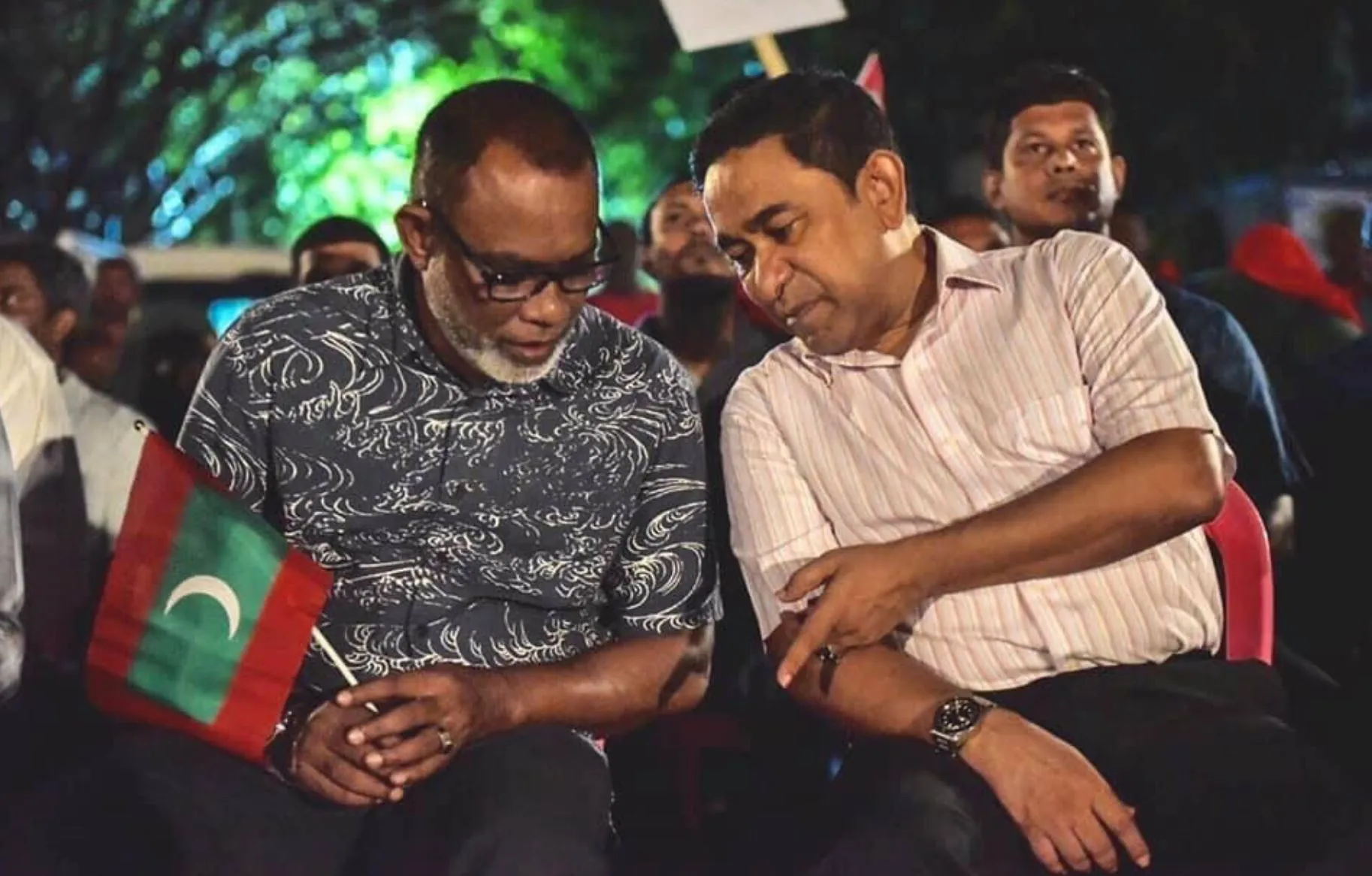 "މި ވެރިކަން ބަދަލު ކުރަން ވާހަކަދައްކަން ޖެހޭ ބަޔަކާއެކީގައި ވާހަކަ ދައްކަން ރައީސް ޔާމީން އަންގަވައިފި"