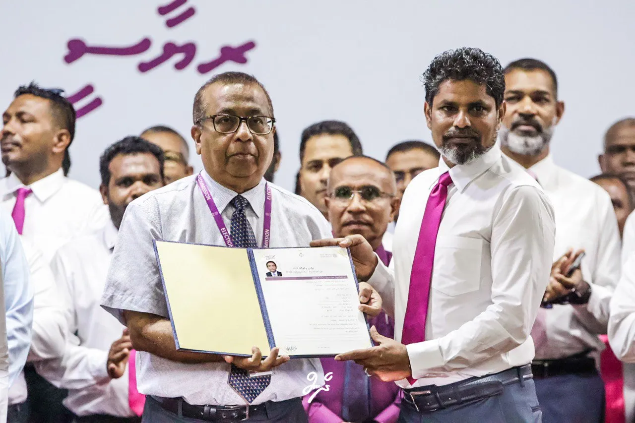 ރައީސް ޔާމީންގެ ކެންޑިޑެސީ ގަބޫލި ނުކުރި ލިޔުން ބަދަލު ކޮށްފަ އީސީން ފަހުން ގުޅި: ޕީޕީއެމް