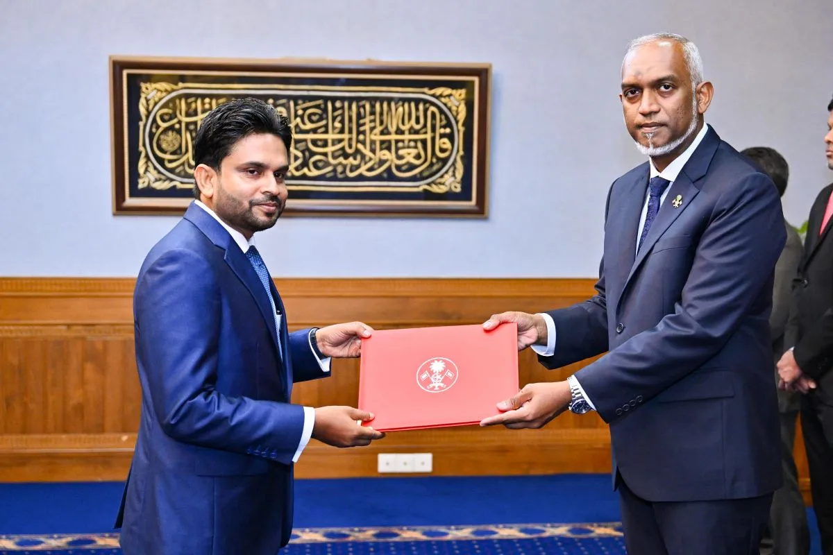 Appointment ceremony of Hussain Shaheedh as a Justice of the Supreme Court (Photo/President's Office)