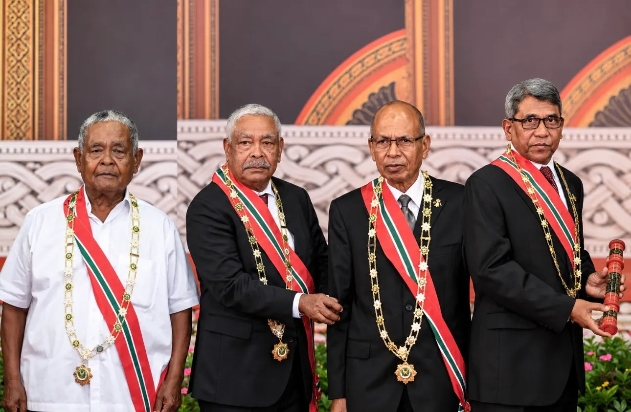 ޗަމްޕާ އަފީފާއި އުއްޗު ހިމެނޭހެން 4 ބޭފުޅަކަށް ދައުލަތުގެ މަތިވެރި ޢިއްޒަތް އަރުވައިފި