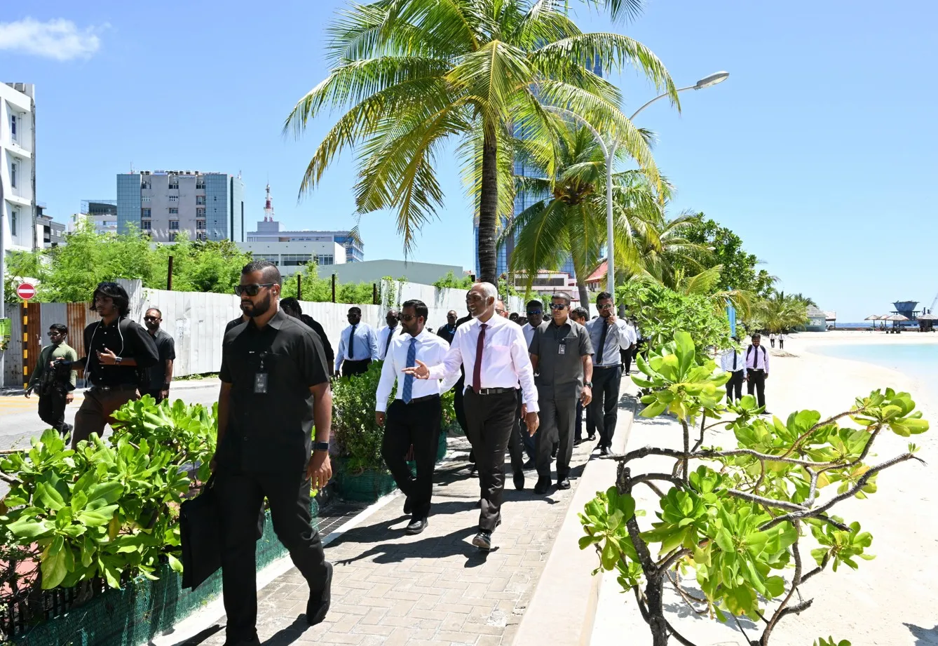 ރައީސް ޑރ.މުއިއްޒު މިއަދު ރަސްފަންނަށް ކުރެއްވި ޒިޔާރަތުގެ ތެރެއިން.. ފޮޓޯ: ރައީސް އޮފީސް
