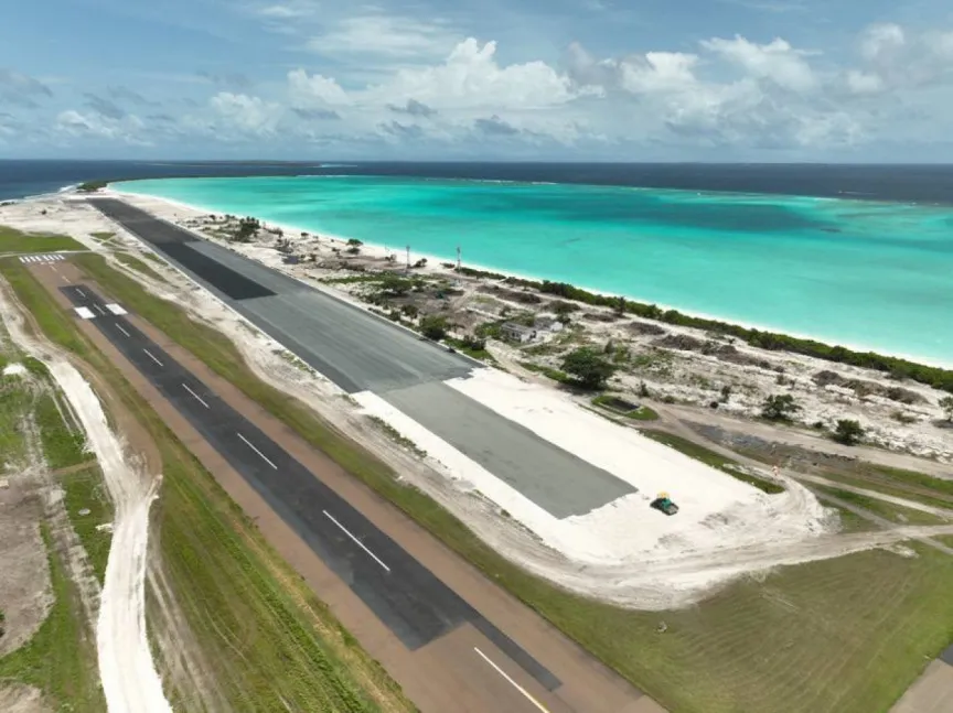 Hanimaadhoo Aiport runway (Photo/RACL)