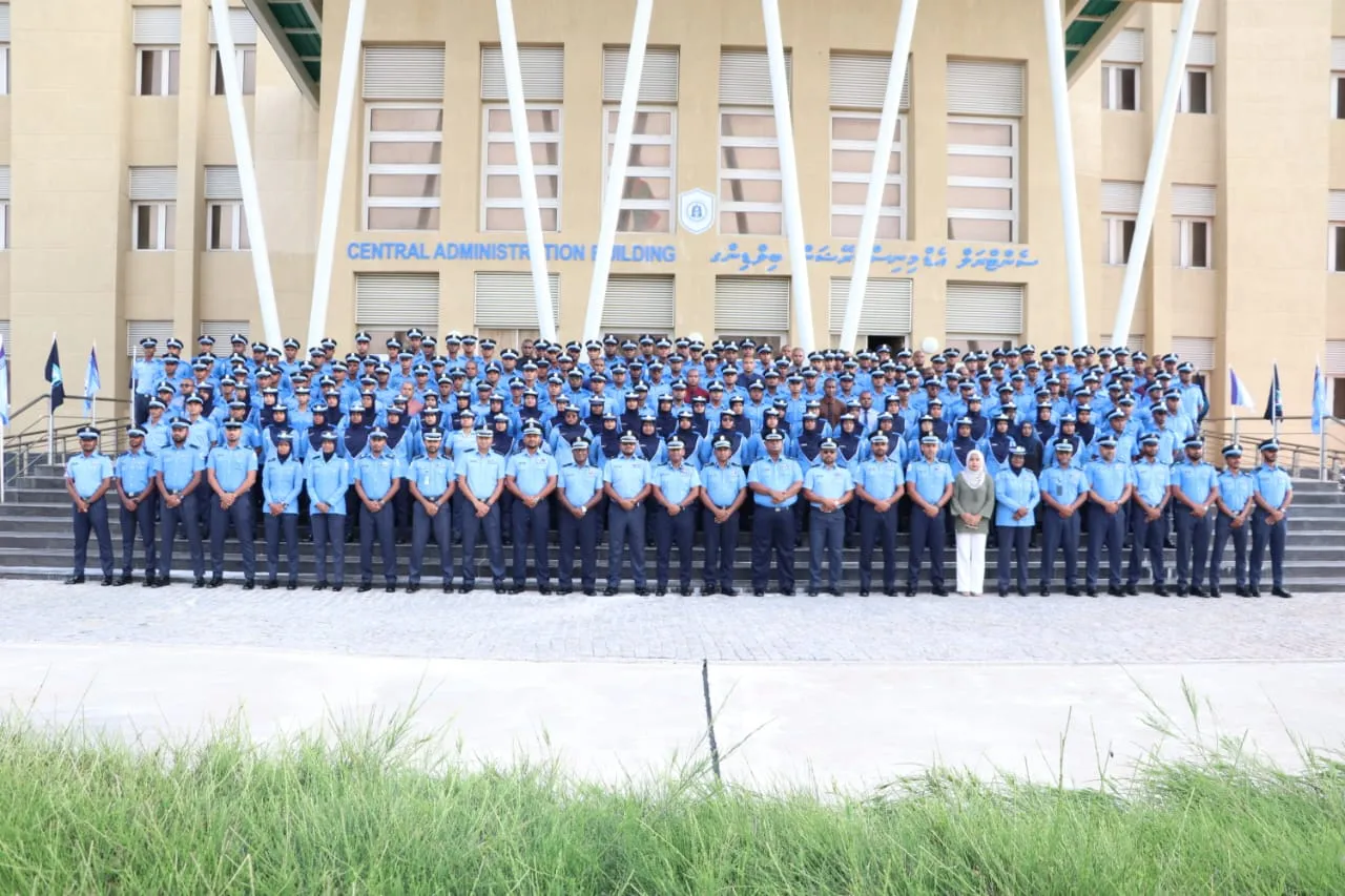 ފުލުހުންގެ 36 ވަނަ އަސާސީ ތަމްރީނު ކޯހުގެ ބައިވެރިން-- ފޮޓޯ: ޕޮލިސް