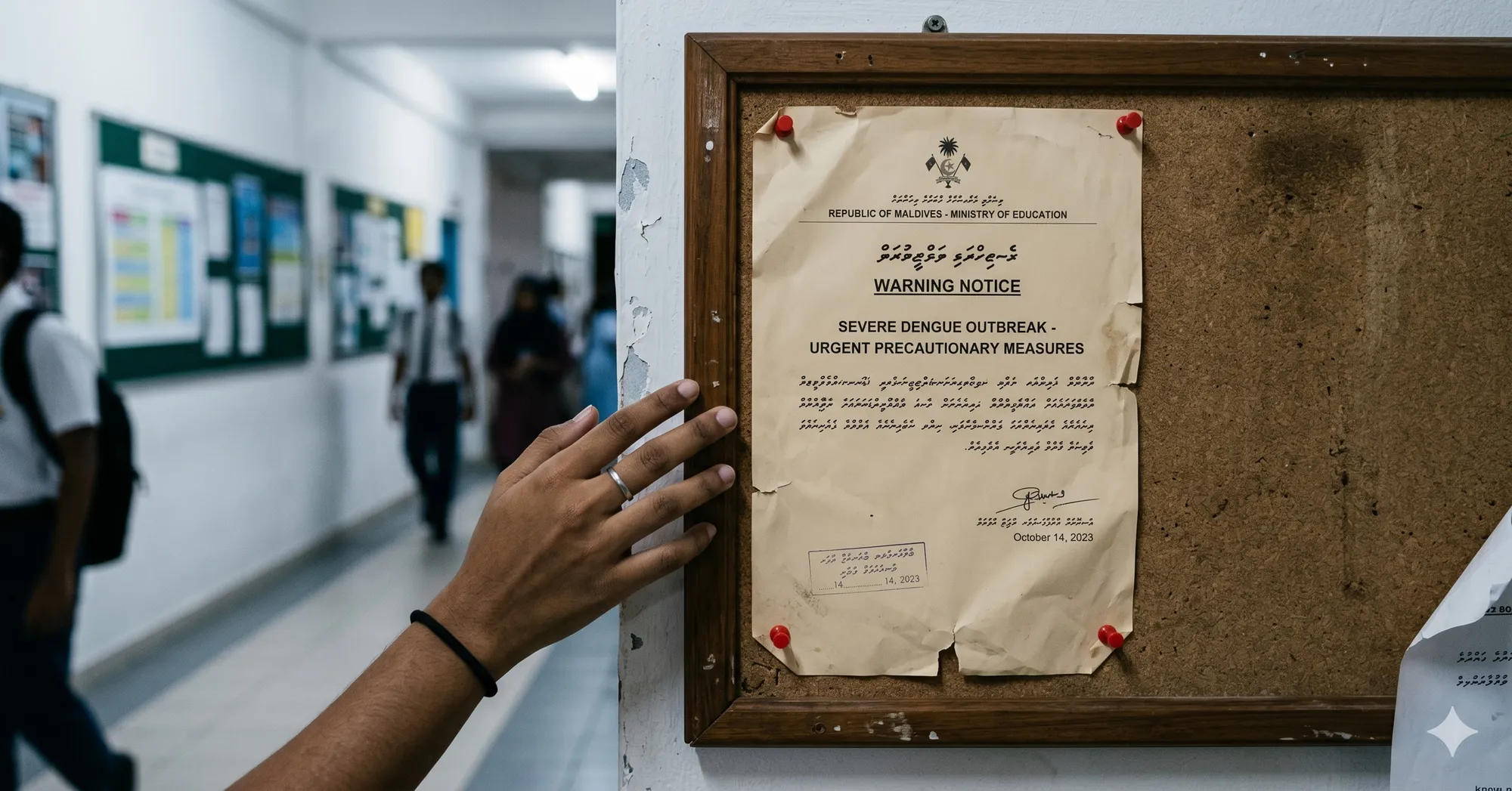 މަންޒަރު ސިފަކޮށްދިނުމަށް އޭއައި މެދުވެރިކޮށް ތައްޔާރުކޮށްފައިވާ ފޮޓޯއެއް -