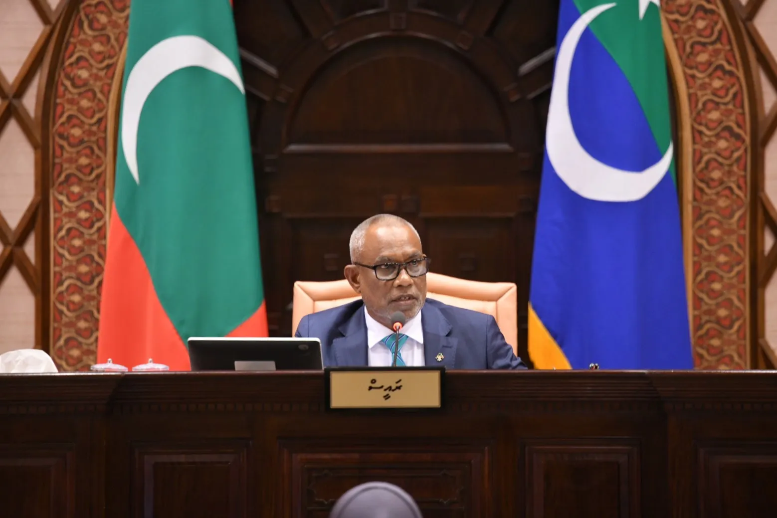 މަޖިލީހުގެ ރައީސް އަބްދުއްރަޙީމް: ފޮޓޯ/ މަޖިލިސް