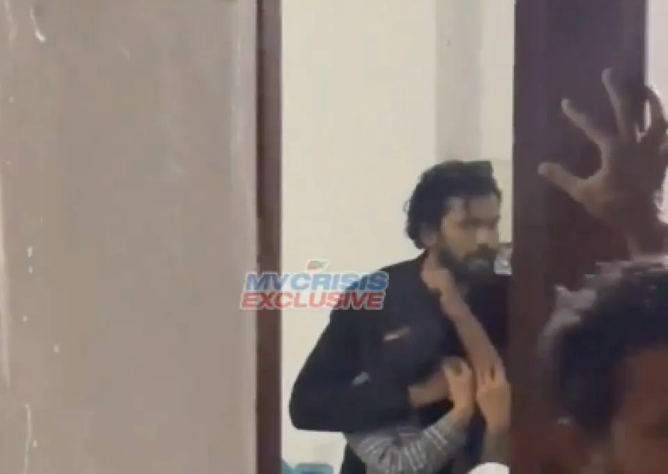 Screenshot of a video of captor taken by bystander