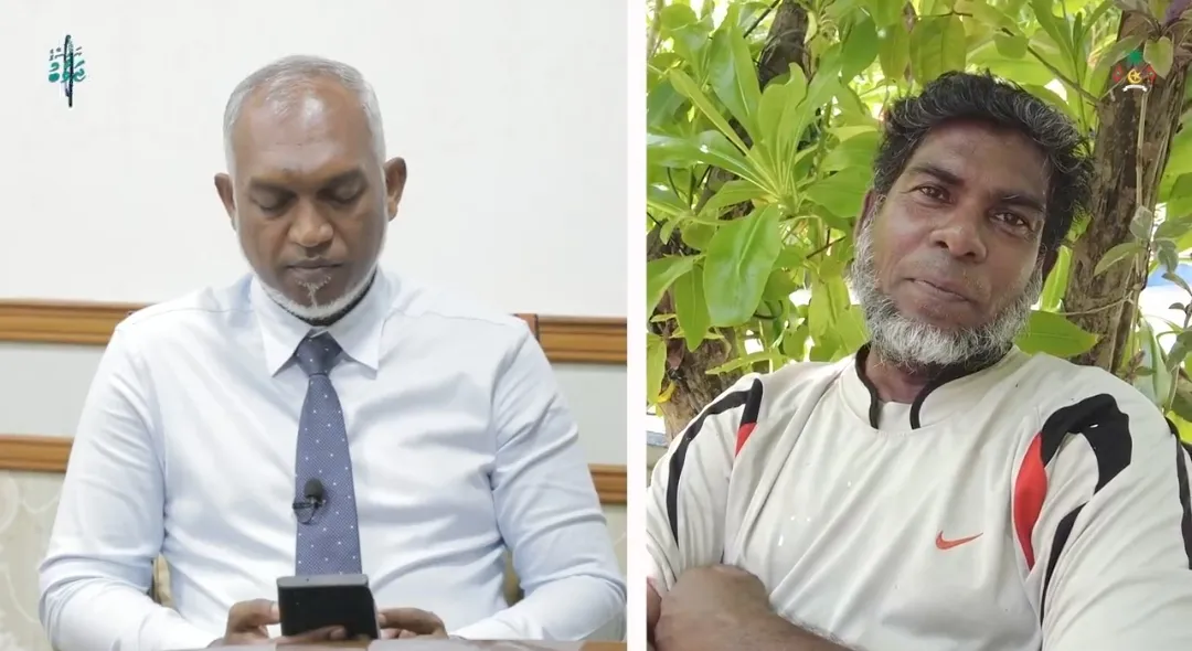 ރައީސްގެ ޖަވާބުގެ ސިލްސިލާގައި މާފުށީ އަހުމަދު ސަމީރު ރައީސް މުޢިއްޒާއި ސުވާލު ކުރެއްވުން