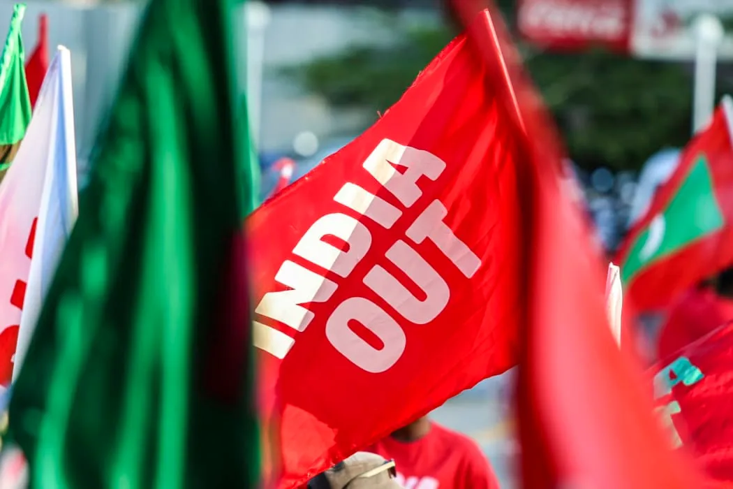 From an “Indian Military Out” rally (Photo/adhadhu)