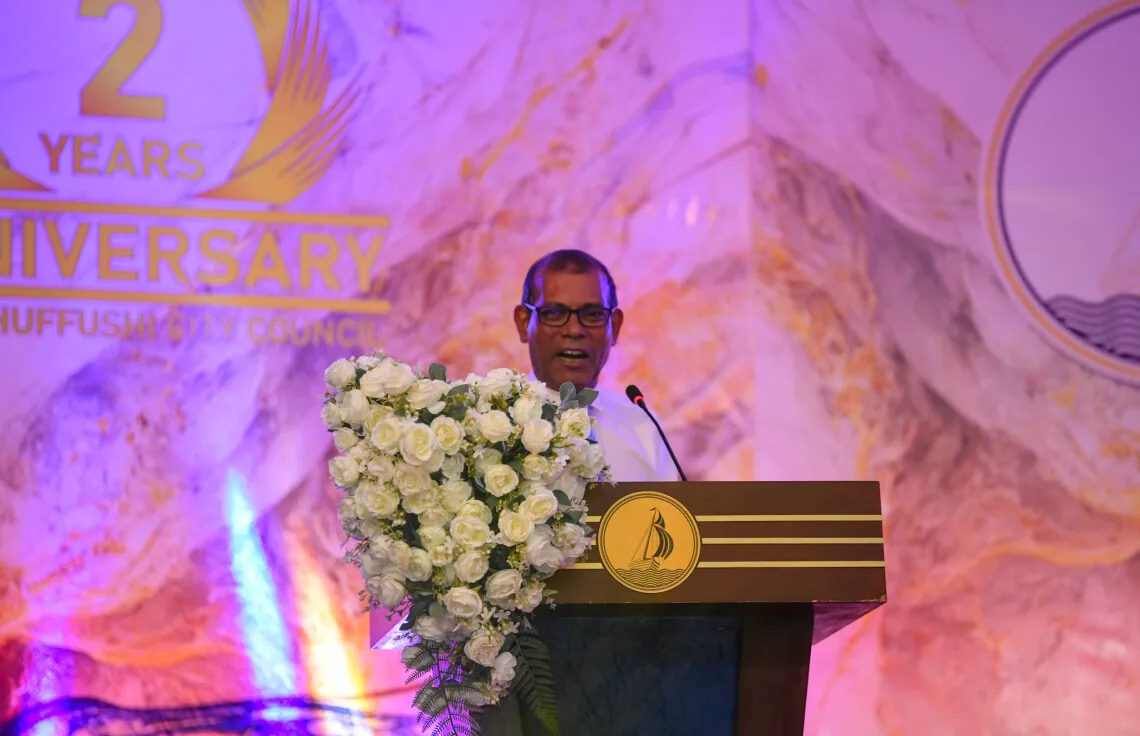 ޕާޓީތަކުގެ ނިޒާމުގެ ބޭނުމަކީ އަރާރުން ވުމެއް ނޫން؛ ޚިދުމަތް ކުރުން: ރައީސް ނަޝީދު