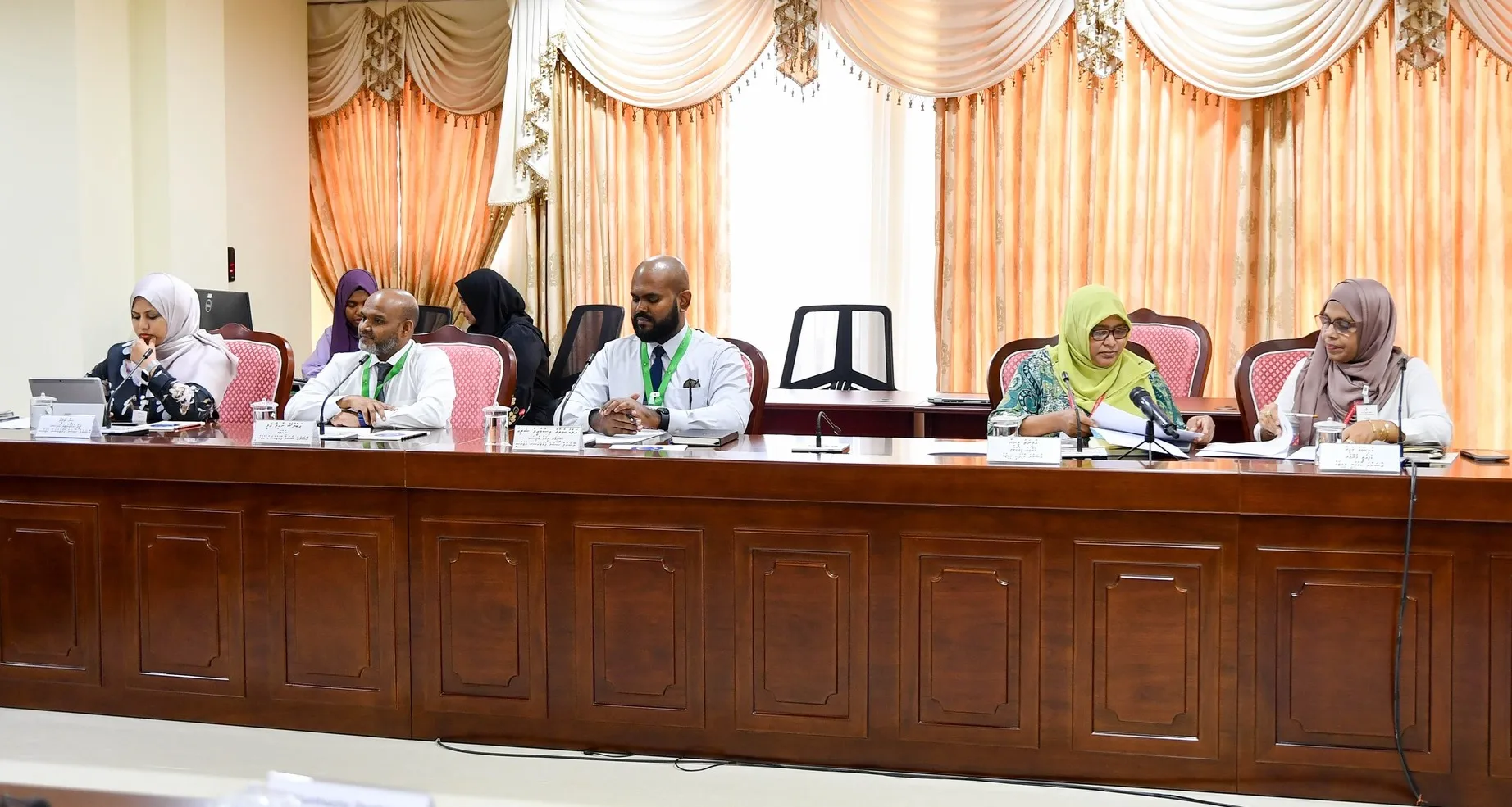 މިއަދު ކުރިއަށްދިޔަ އިޖުތިމާއީ ކޮމިޓީގެ ބައްދަލުވުމުގައި އެންސްޕާގެ ވެރިން...
