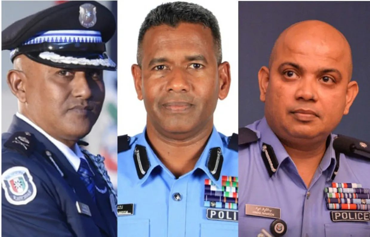 ޑީސީޕީ އިސްމާއިލް ނަވީން, އޭސީޕީ އަހުމަދު ޝަމީމް, ޑީސީޕީ ފަރުހާދް ފިކުރީ