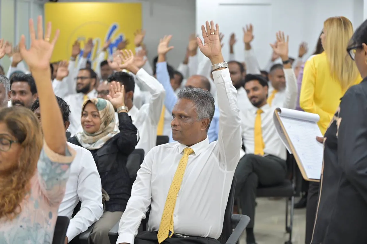 އެމްޑީޕީގެ ގައުމީ މަޖިލީހުގެ ޖަލްސާ -- ފޮޓޯ: އެމްޑީޕީ