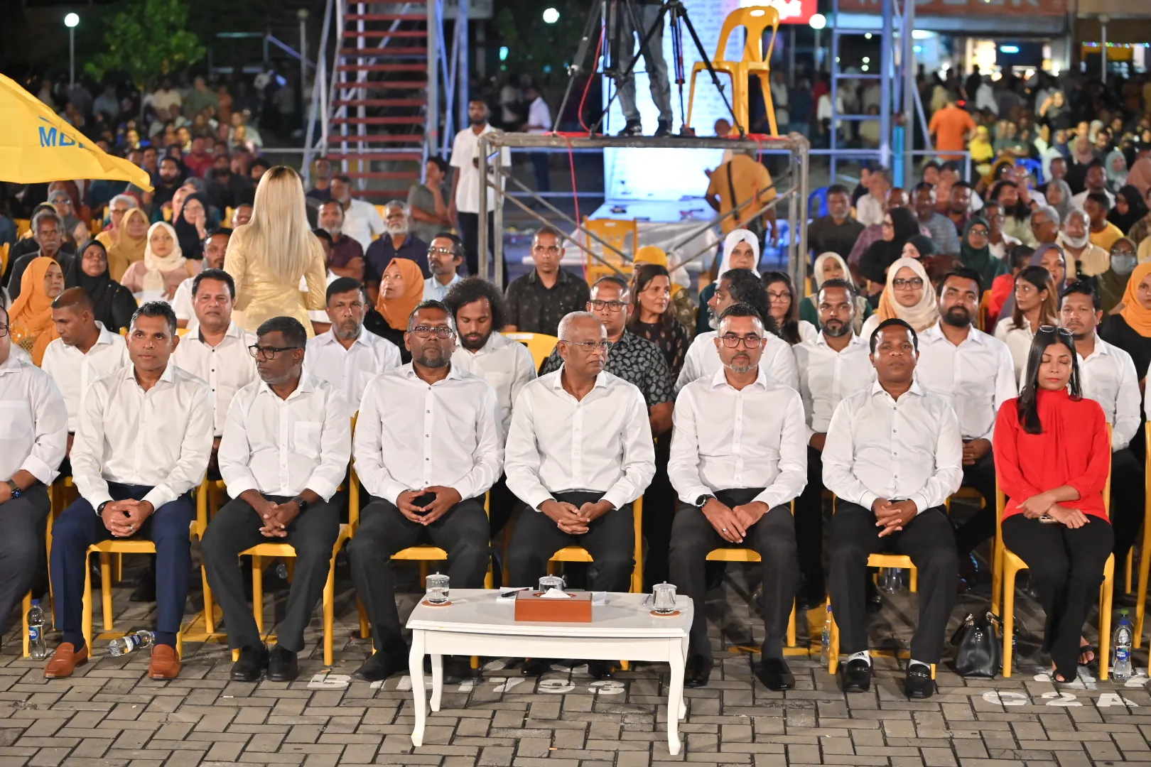 އެމްޑީޕީގެ ”ގާނޫނު އަސާސީގެ ދިފާޢުގައި“ ޖަލްސާގެ ތެރެއިން: ފޮޓޯ/ އެމްޑީޕީ