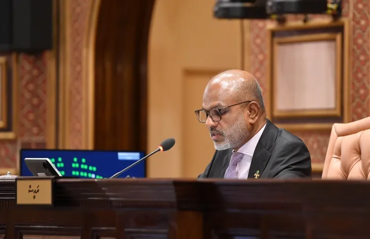 ރައްޔިތުންގެ މަޖިލީހުގެ ނައިބު ރައީސް އަޙްމަދު ނާޒިމް -- ފޮޓޯ: މަޖިލިސް