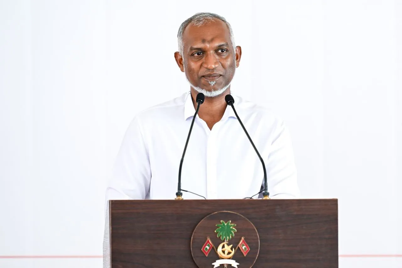 ރައީސުލްޖުމުހޫރިއްޔާ ޑރ މުހައްމަދު މުޢިއްޒު--ފޮޓޯ/ރައީސް އޮފީސް