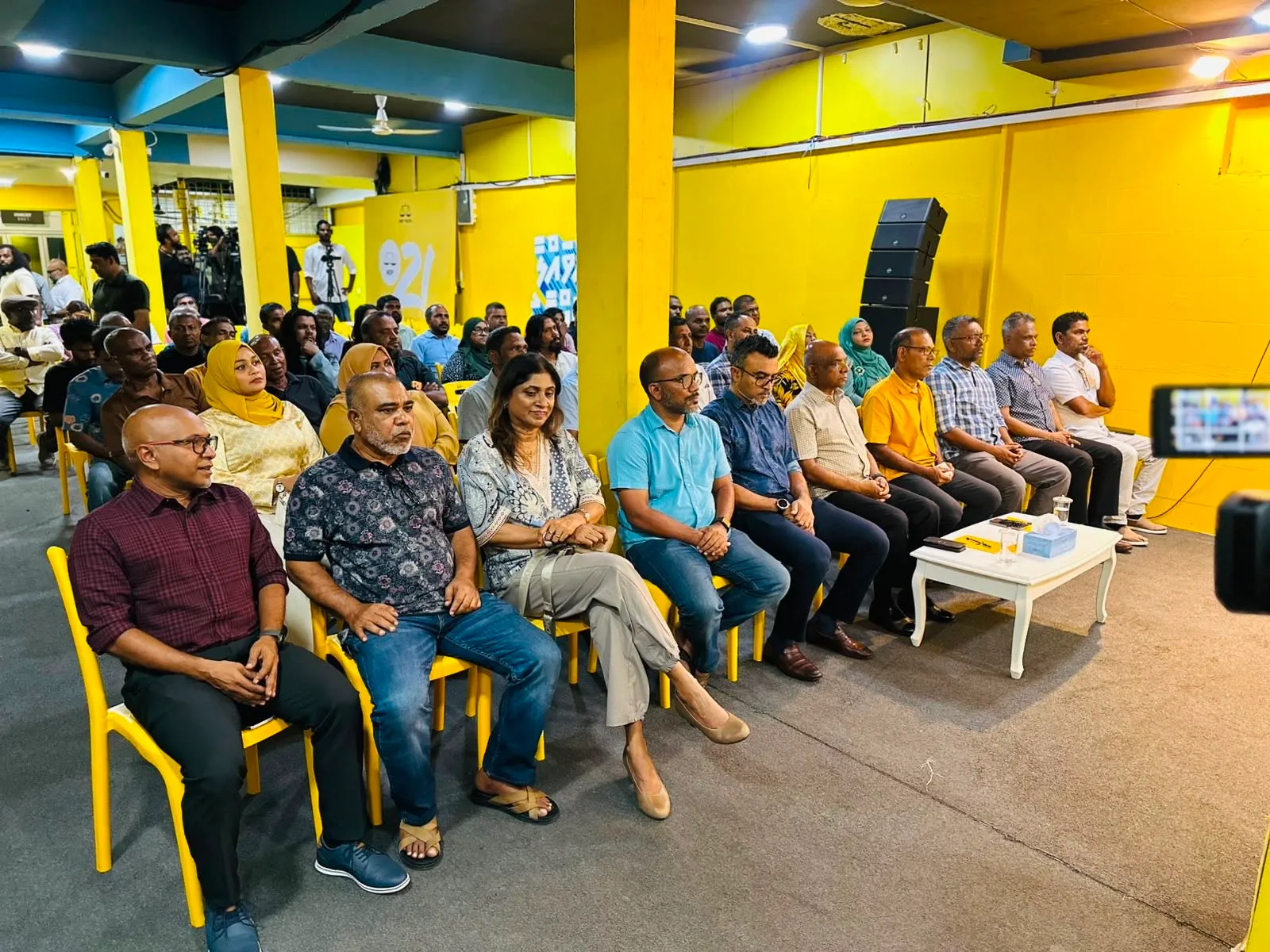 އެމްޑީޕީން ބޭއްވި ޖަލްސާއެއް -- ފޮޓޯ: އެމްޑީޕީ