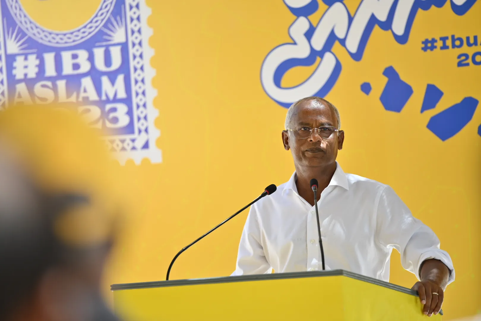 ޕީއެންސީގެ ކެންޑިޑޭޓު ފިޔަވައި މާބޮޑު ވިޝަނެއް, ސިޔާސަތުތަކެއް އޮތް ކެންޑިޑޭޓެއް ނުފެނޭ: ރައީސް ޞާލިހު