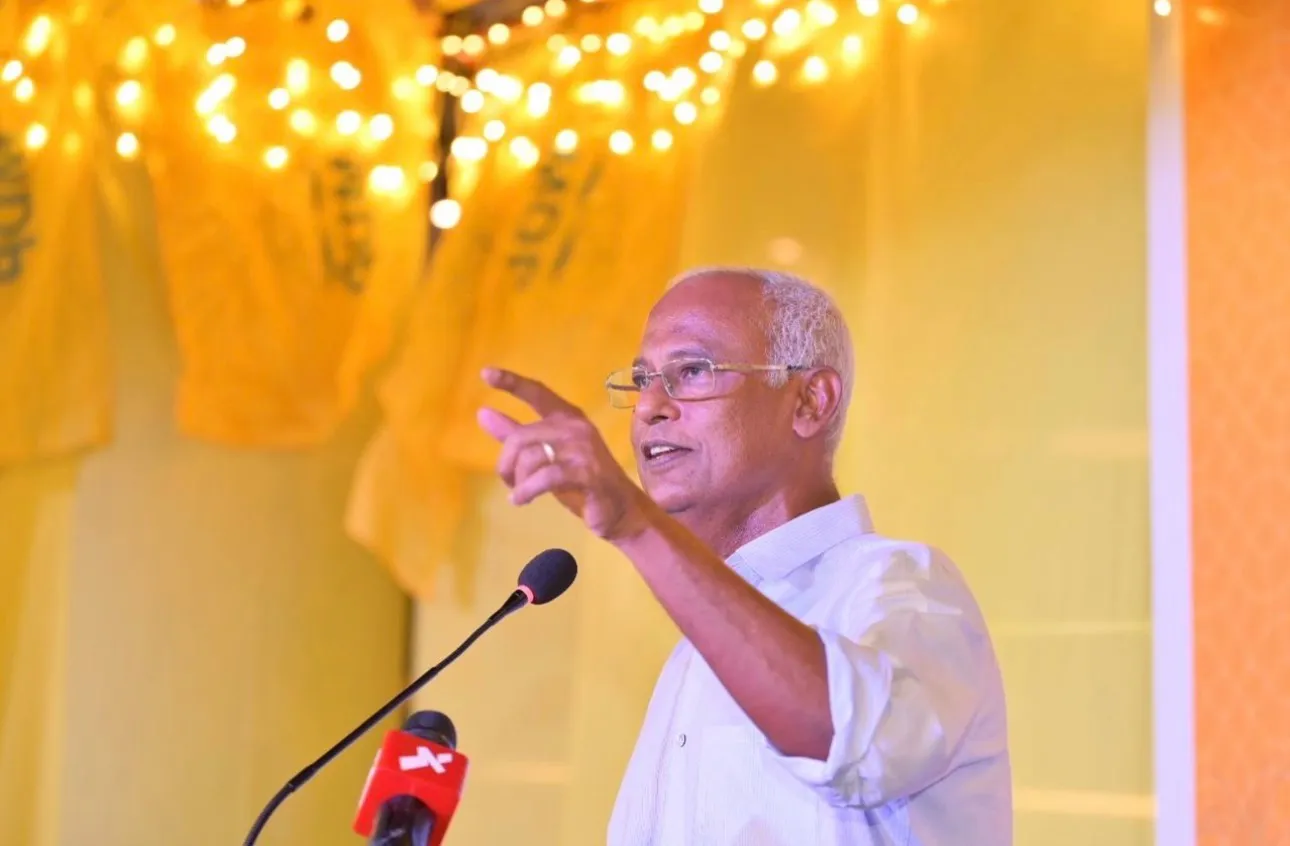 ކުރީގެ ރައީސް ޞާލިޙް: ފޮޓޯ/ އެމްޑީޕީ