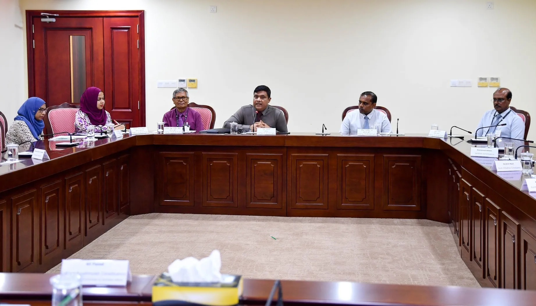 ޓްރާންސްޕޯޓް މިނިސްޓަރު އަމީން, މަޖިލީހުގެ އިގްތިސާދީ ކޮމިޓީގައި ..