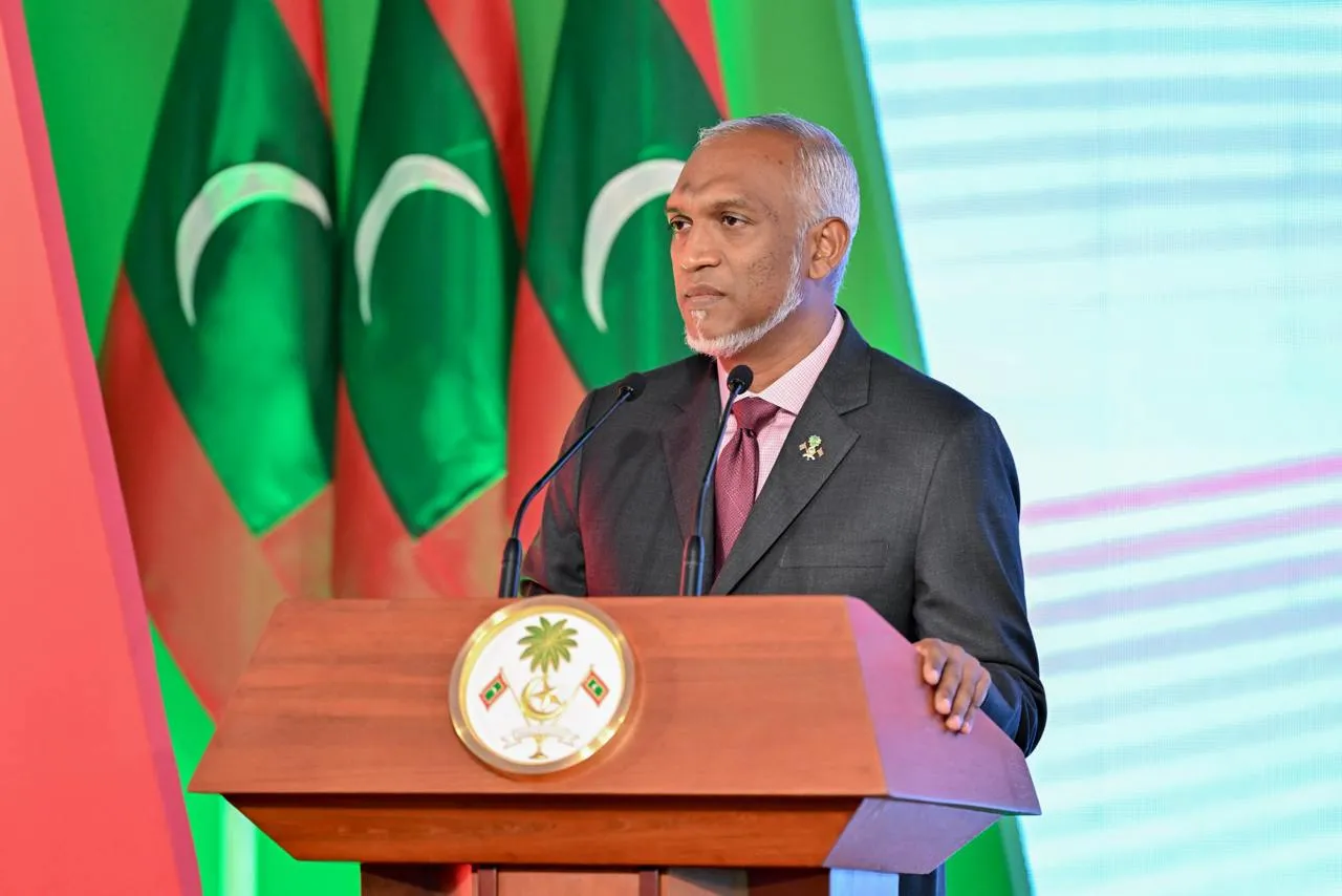 ނަސްރުގެ ދުވަހުގެ ހާއްސަ ޖަލްސާގައި ރައީސް ވާހަކަފުޅު ދައްކަވަނީ.. ފޮޓޯ/ ރައީސް އޮފީސް