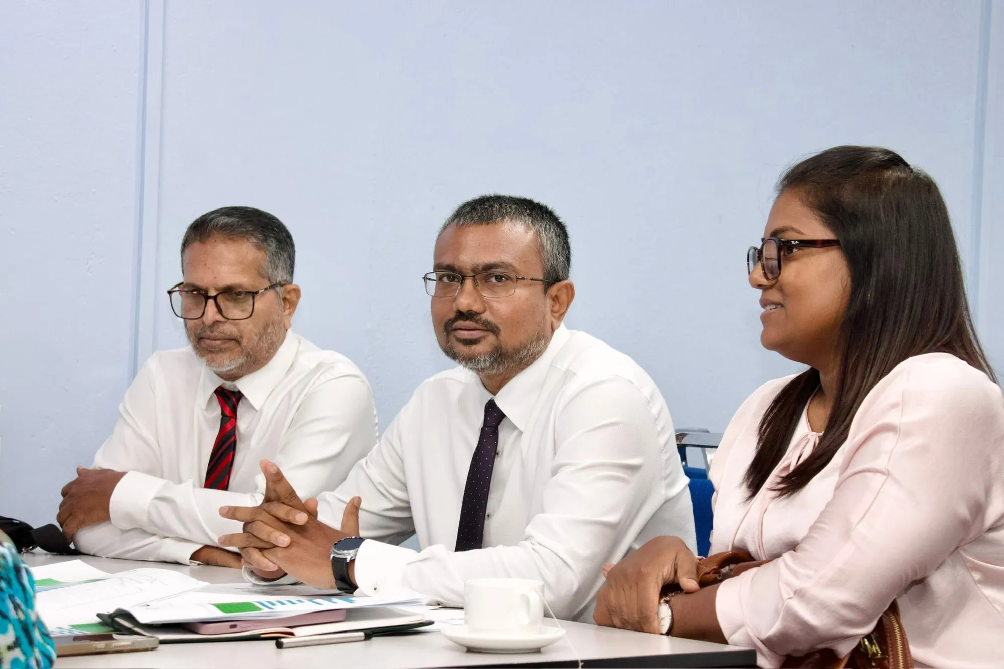 މޯލްޑިވްސް މީޑިއާ އެންޑް ބްރޯޑްކާސްޓިންގ ކޮމިޝަންގެ ރައީސް މުހައްމަދު ފަރުސަތު --