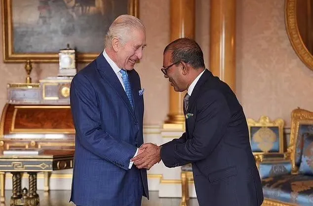 CVF Secretary-General Mohamed Nasheed and British King, King Charles III
