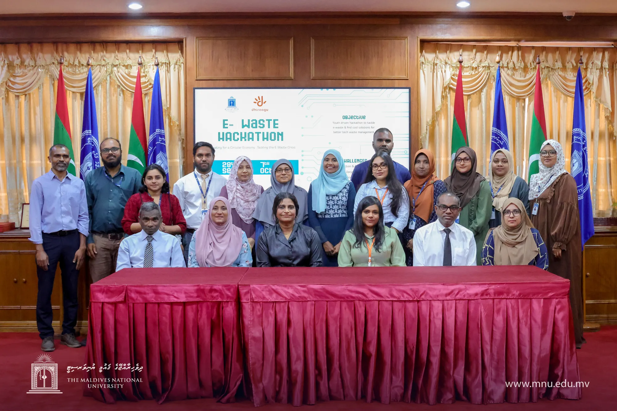 އީ-ވޭސްޓް ހެކަތޯން ބޭއްވުމަށް އެމްއެންޔޫއާ އެކު ދިރާގު ބައިވެރިވެއްޖެ