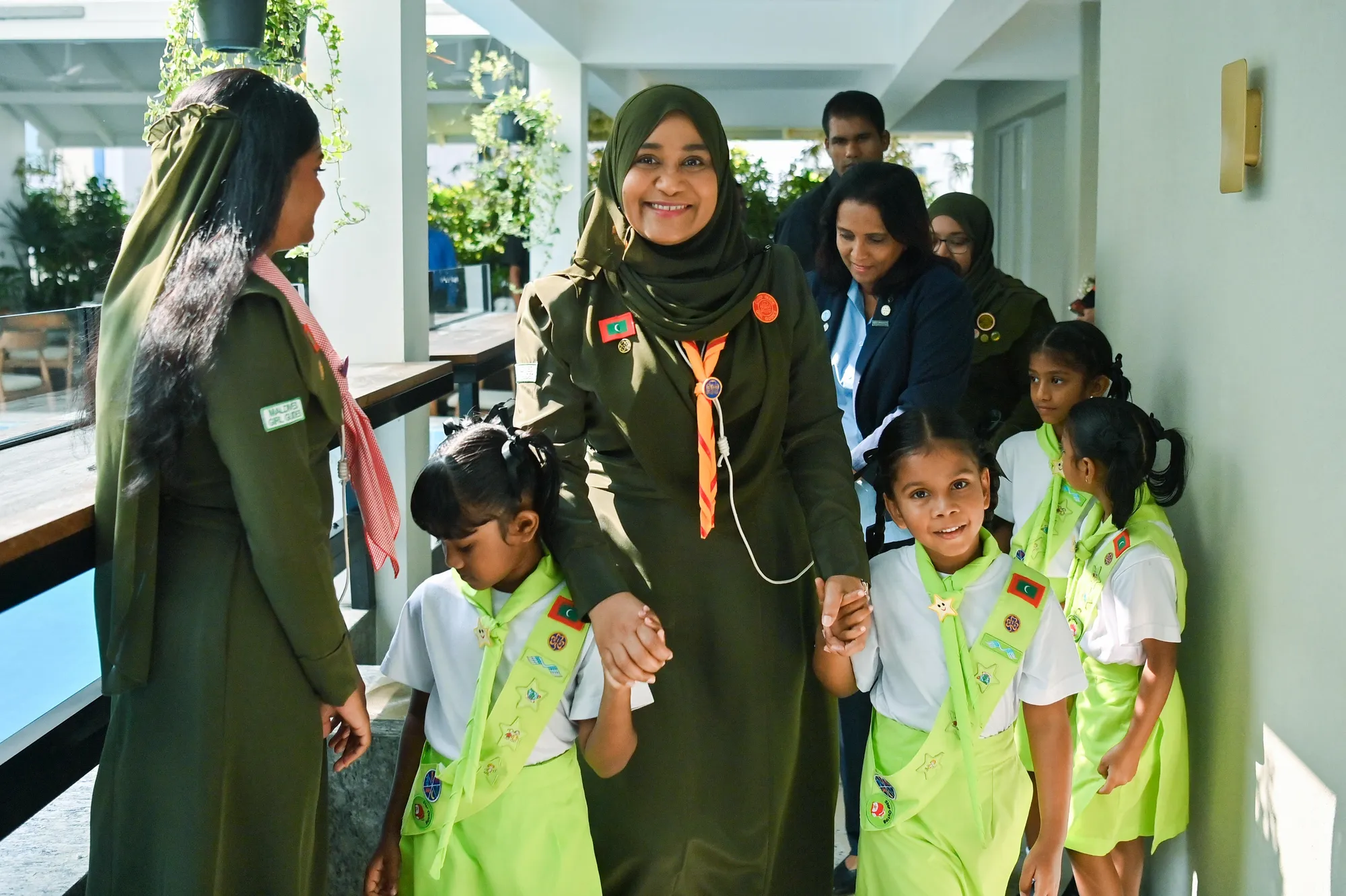 އަންހެން ކުދިން ބާރުވެރިކުރުވުމަކީ މުޅި ޤައުމުގެ މުސްތަޤުބަލާ ގުޅިފައިވާ ކަމެއް: ރައީސުލްޖުމްހޫރިއްޔާގެ އަނބިކަނބަލުން