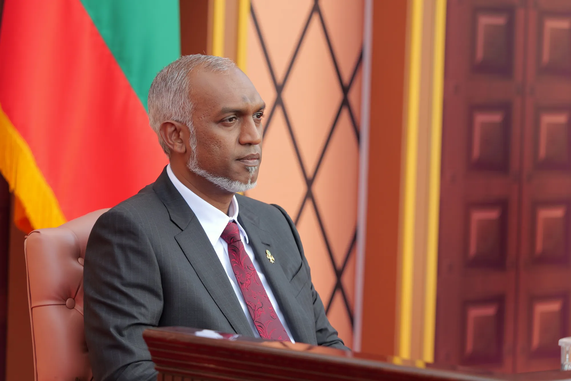 President Dr. Mohammed Muizzu takes over as President and addresses the nation-- Photo: Parliament