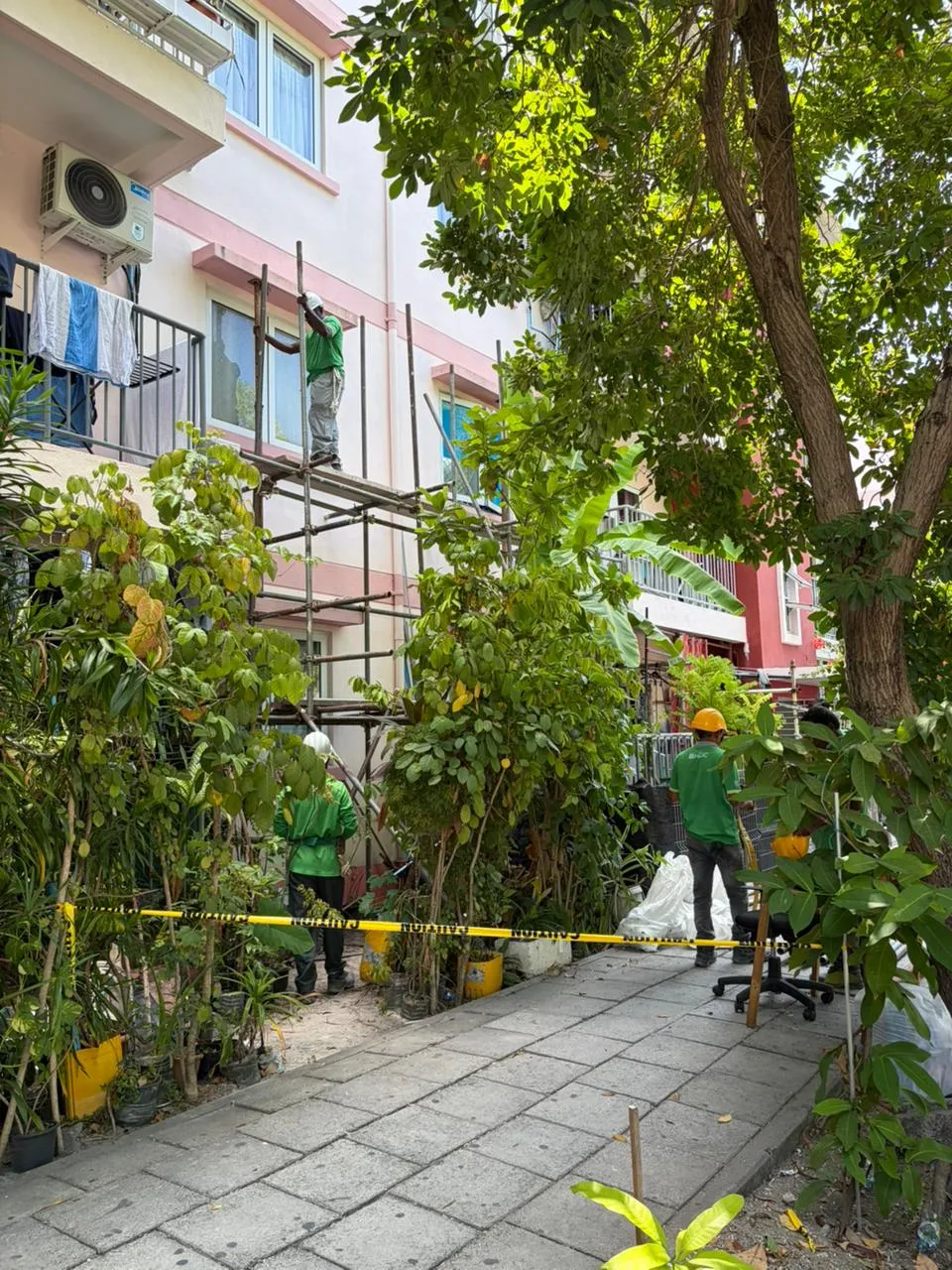 ހުޅުމާލެ ފޭސް 1 ގެ ފްލެޓުތަކުގެ އާބާތުރަ ފިލުވުމުގެ މަސައްކަތް އެޗްޑީސީން ފަށައިފި