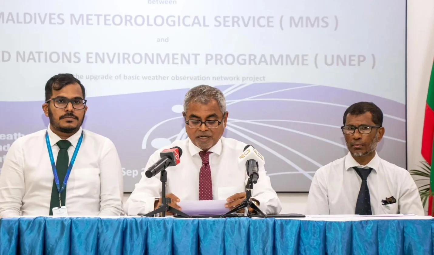 ދިވެހިރާއްޖެއާއި ޔޫއެންއީޕީއާ ދެމެދު މޫސުމާބެހޭ މަޝްރޫޢުގެ އެއްބަސްވުމުގައި ސޮއިކޮށްފި