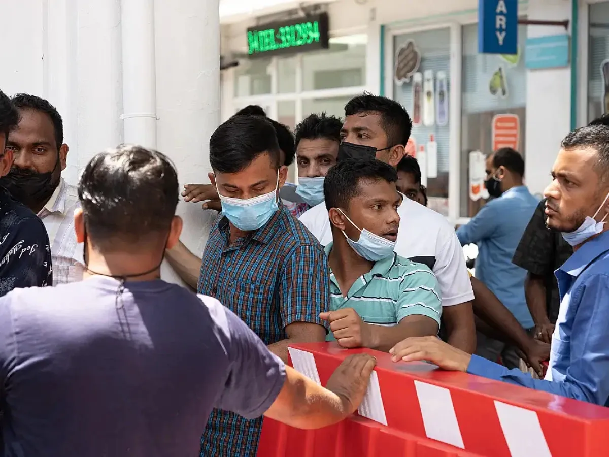 Foreign workers in Maldives