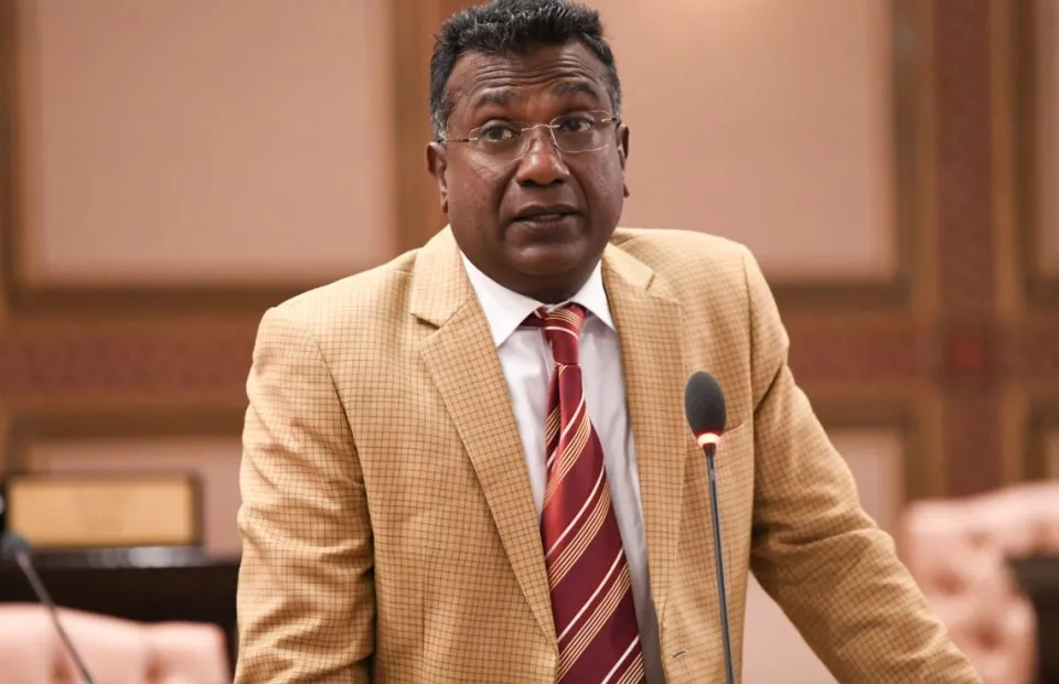 ރައްޔިތުންގެ މަޖިލީހުގެ ކާށިދޫ ދާއިރާގެ މެންބަރު ޢަބްދުﷲ ޖާބިރު-- ފޮޓޯ: ރައްޔިތުންގެ މަޖިލިސް