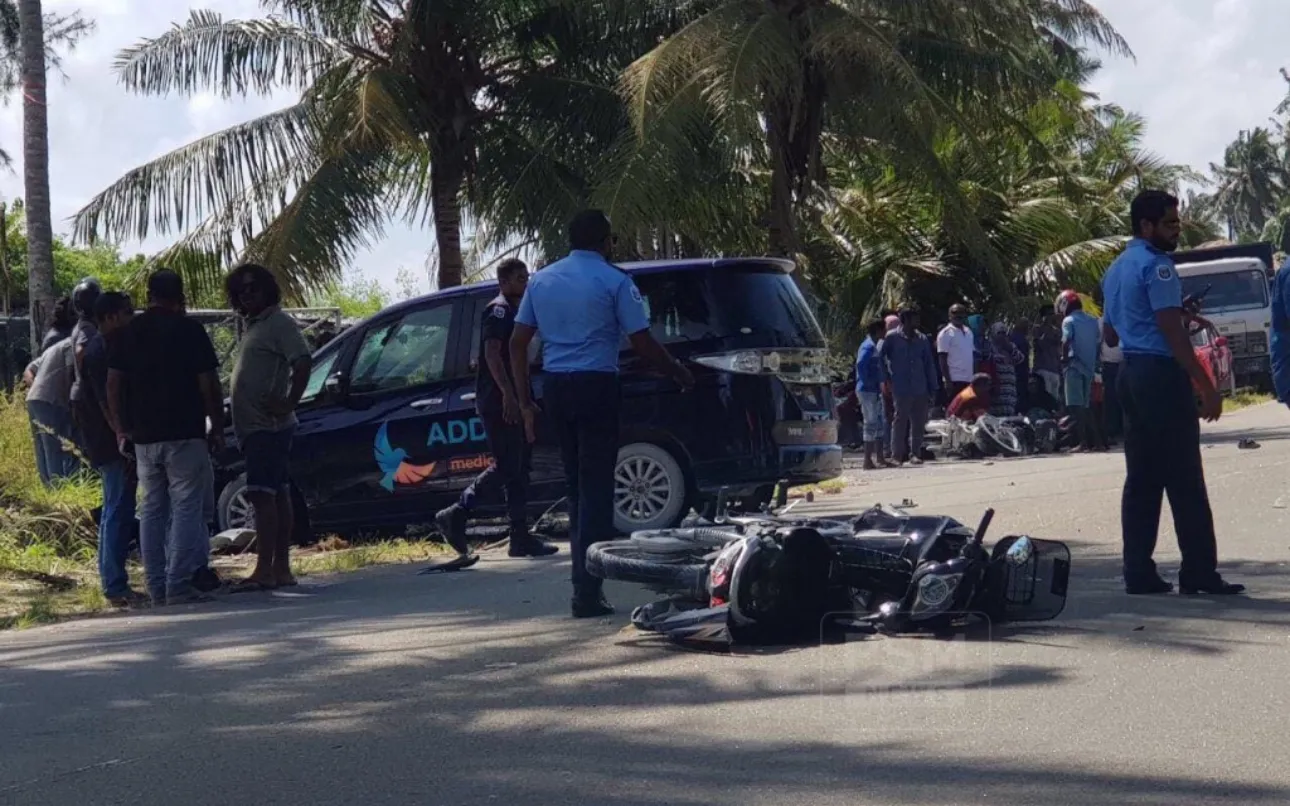 އައްޑޫގައި ހިނގި އެކްސިޑެންޓް