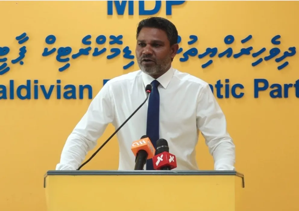 ކެނދިކުޅުދޫ ދާއިރާގެ މެންބަރު އަޙުމަދު ޢީސަ: ފޮޓޯ/ ރާއްޖެއެމްވީ
