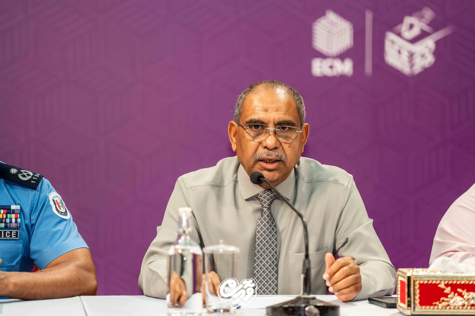 އިލެކްޝަން ކޮމިޝަނުގެ ކުރީގެ ރައީސް މުޙައްމަދު ޒާހިދު؛ ފޮޓޯ / ވޮއިސް
