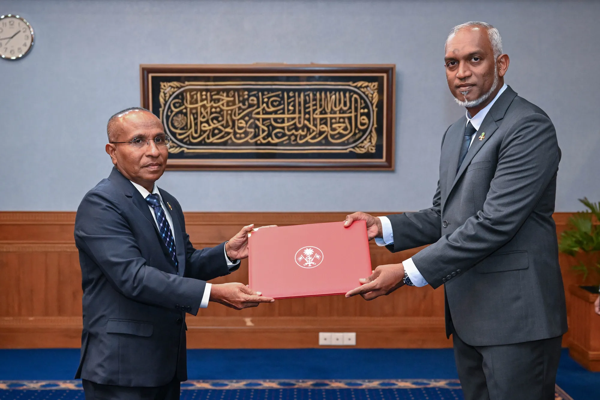 އެޗްއާރސީއެމަށް ހަބީބު އައްޔަނުކުރެއްވުން: ފޮޓޯ/ ރައީސް އޮފީސް