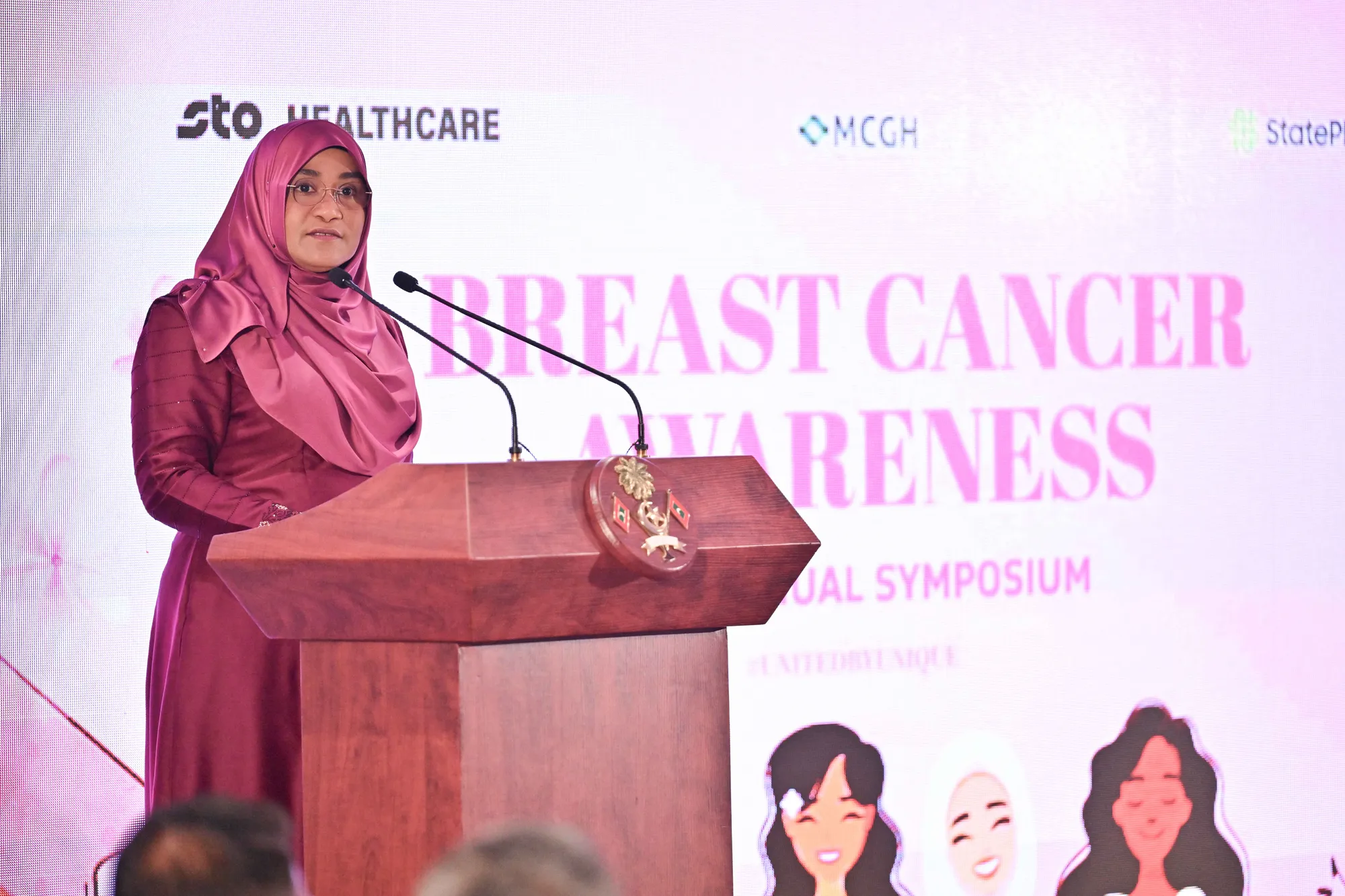 ޒަމާނީ ޓެކްނޮލޮޖީގެ އެހީގައި އުރަމަތީގެ ކެންސަރު ދެނެގަތުން އިތުރު ކުރަން ޖެހޭ: ފަސްޓް ލޭޑީ