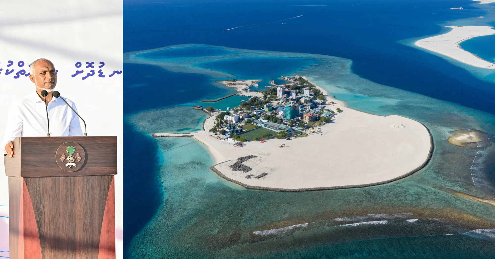 ގުޅީ ބިންހިއްކުމުގެ މަޝްރޫޢު ނިމުން: ރައީސް ވިދާޅުވީ މިއީ ތަރައްޤީގެ ގިނަ ކަންތައްތަކެއްގެ ފެށުމަށް އެއްލުނު ޞަފުޙާއެއް ކަމަށް