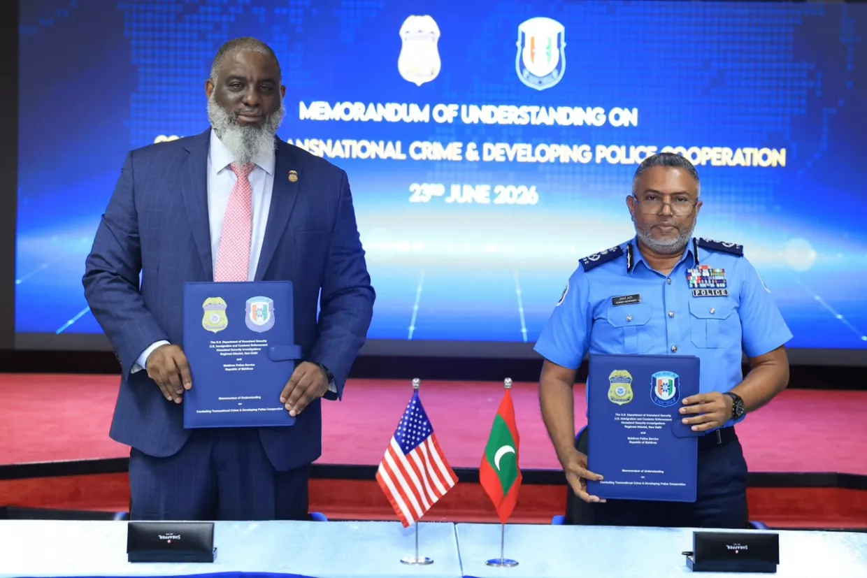 ބޯޑަރު ހުރަސްކޮށް ހިންގާ ކުށްތަކާ ދެކޮޅަށް މަސައްކަތްކުރުމަށް އެމެރިކާއާއެކު އެއްބަސްވުމެއް