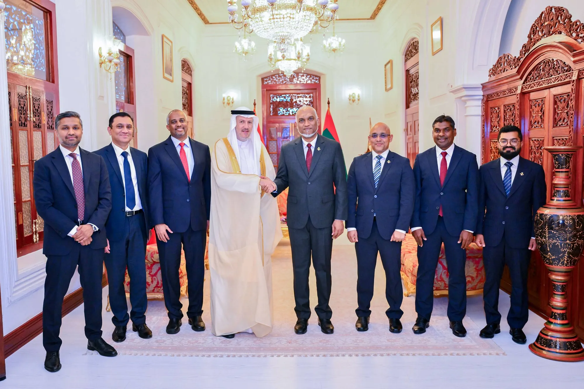 President Dr. Muizzu meeting with CEO of Islamic Trade Finance Corporation (Photo/President’s Office)