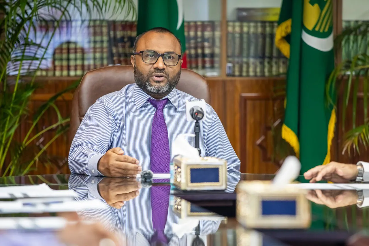 އިސްލާމީ ކަންތައްތަކާބެހޭ ވުޒާރާގެ ވަޒީރު ޑރ. މުޙައްމަދު ޝަހީމް ޢަލީ ސަޢީދު: ފޮޓޯ/ އިސްލާމީ ކަންތައްތަކާބެހޭ ވުޒާރާ