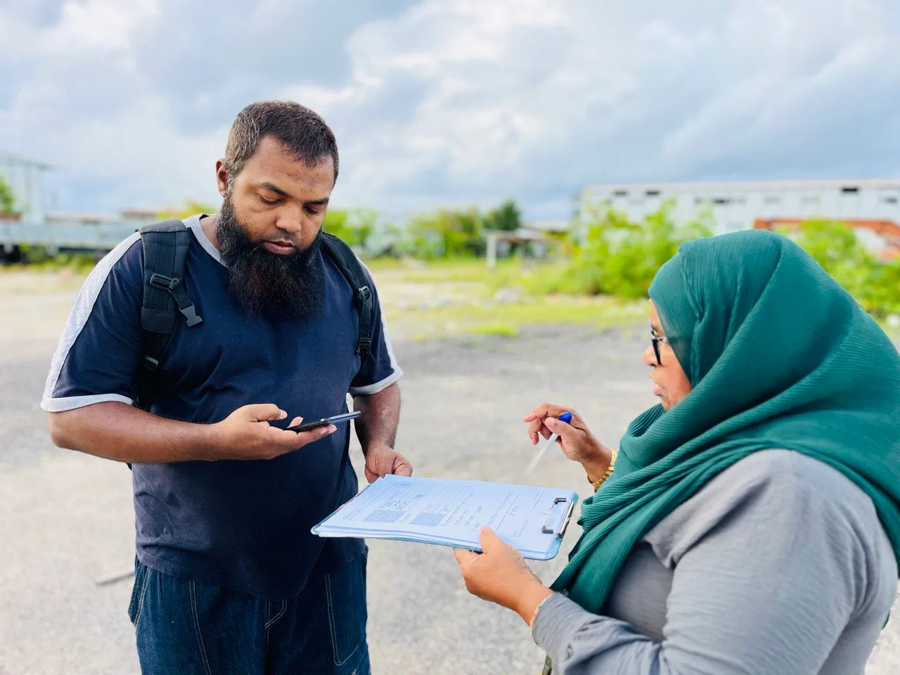 ބިންވެރިޔާ ސްކީމްގެ ދަށުން ގޯތި ހަވާލުކުރުމުގެ ތެރެއިން-- ފޮޓޯ: ހައުސިން މިނިސްޓްރީ