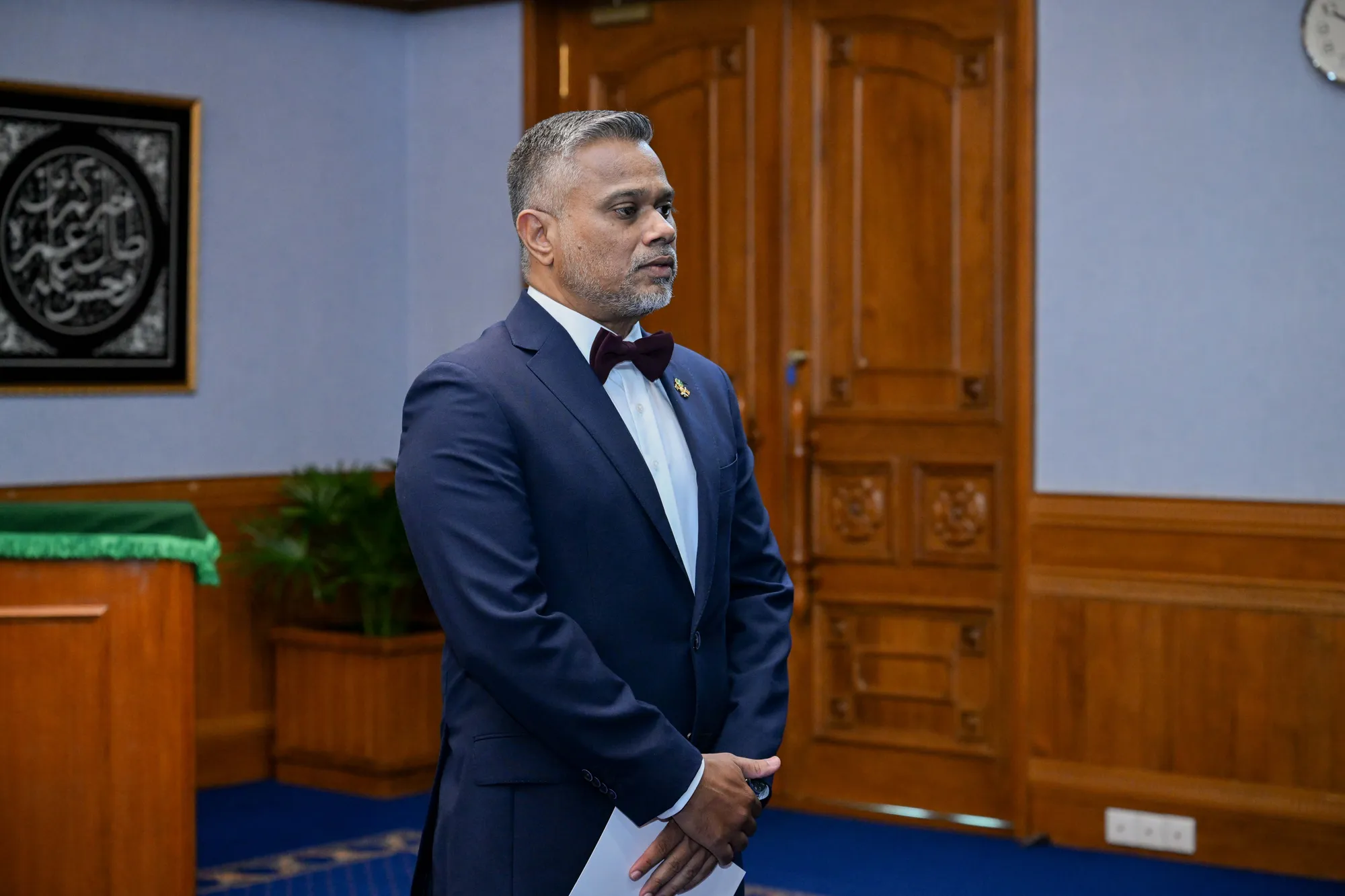 ޕީޖީ އައްބާސް ޝަރީފު -- ފޮޓޯ: ރައީސް އޮފީސް